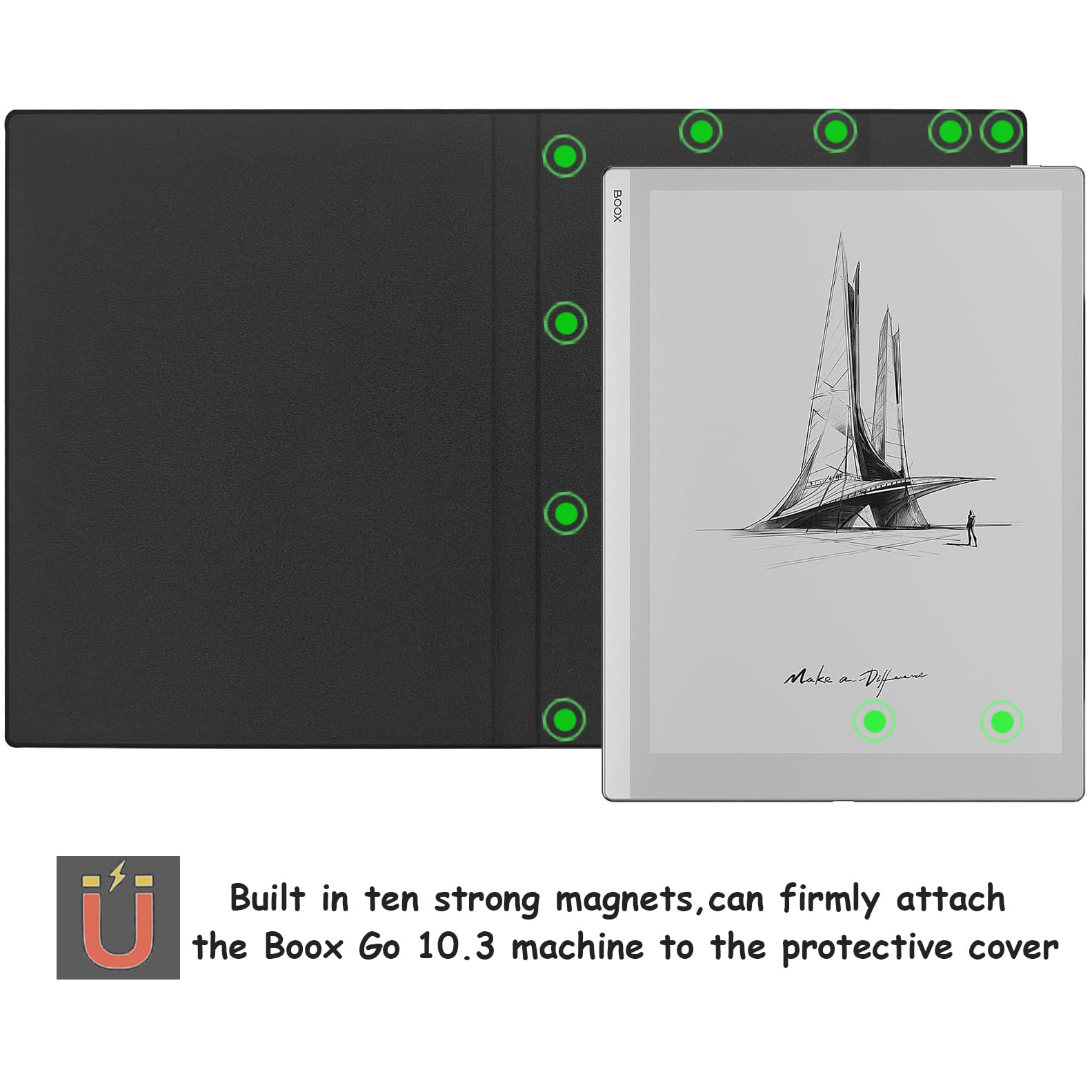 Amazon.com: GOVTVA Magnetic Stand Case for Onyx Boox Go 10.3 /BOOX